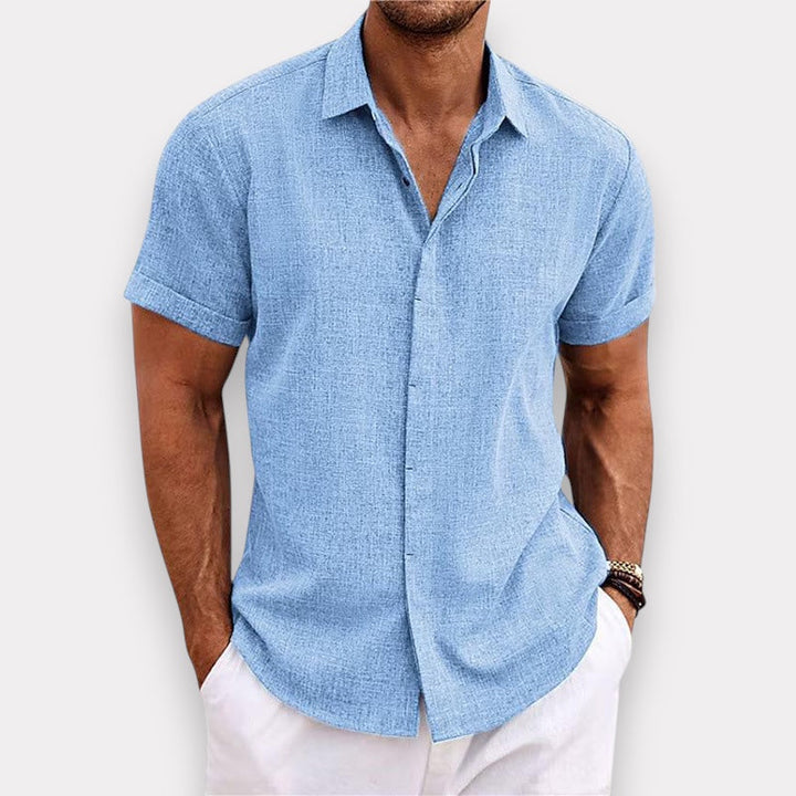 Max | Chemise Lin Manches Courtes