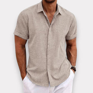 Max | Chemise Lin Manches Courtes