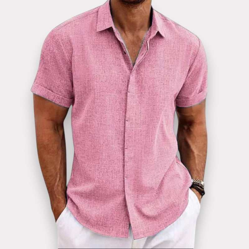 Max | Chemise Lin Manches Courtes