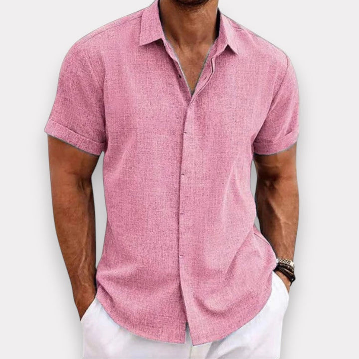 Max | Chemise Lin Manches Courtes