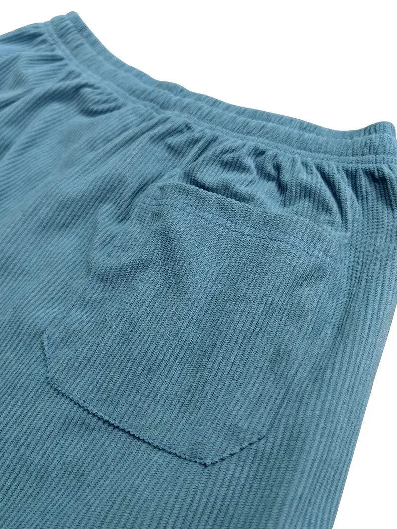 Thierry | Pantalon en Velours Côtelé Coupe Détendue