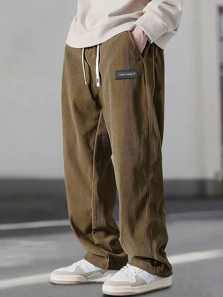 Thierry | Pantalon en Velours Côtelé Coupe Détendue
