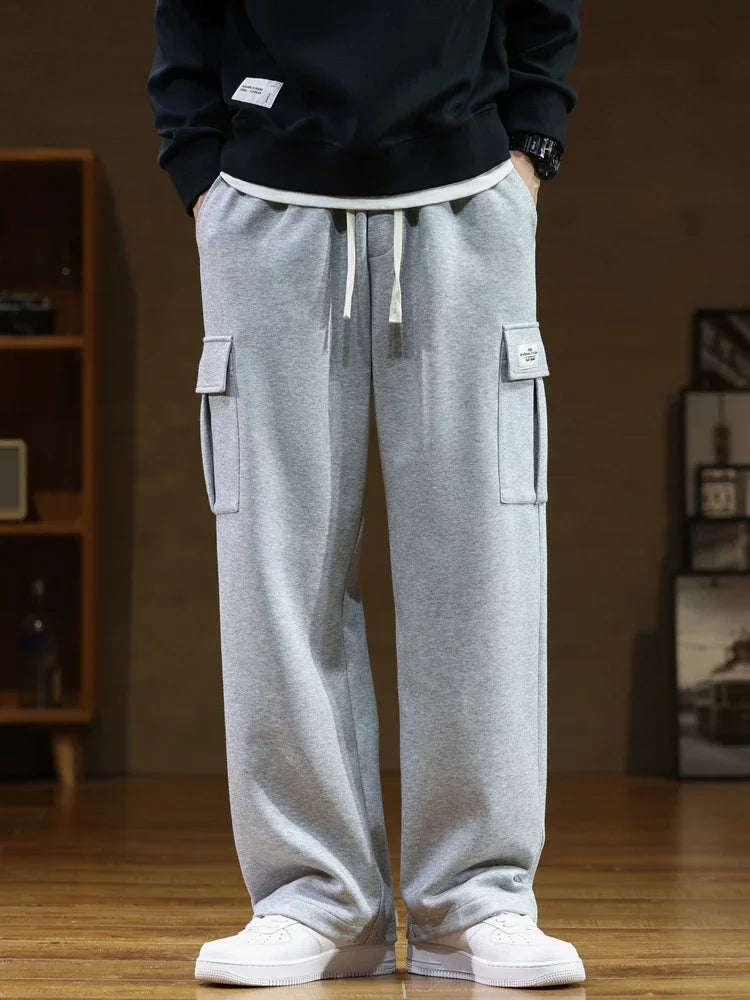 Patrice | Pantalon Cargo en Polaire Décontracté