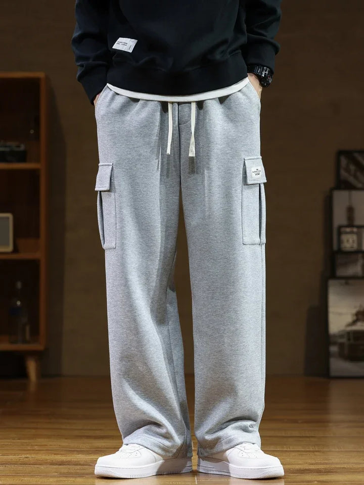 Patrice | Pantalon Cargo en Polaire Décontracté