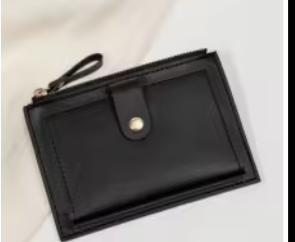 Portefeuille compact noir