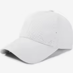 Casquette en maille respirante blanche