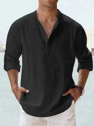 Enzo | Chemise d'Été en Lin et Coton