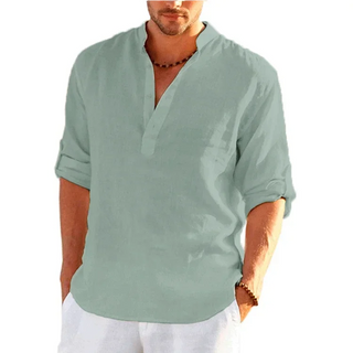 Enzo | Chemise d'Été en Lin et Coton