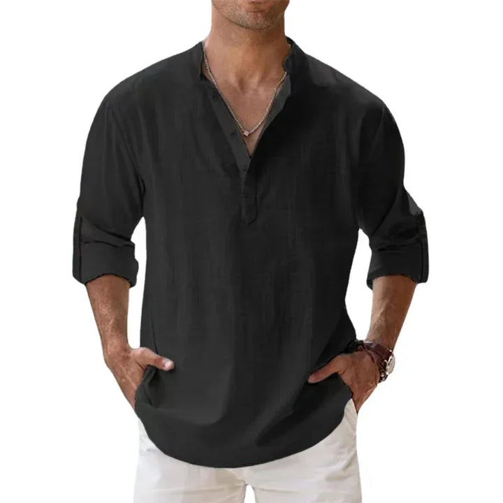 Enzo | Chemise d'Été en Lin et Coton