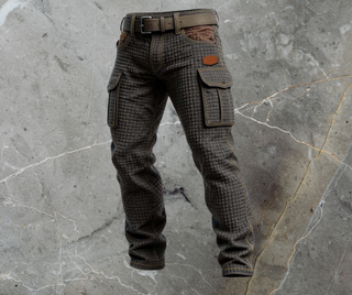 Théo | Pantalon Cargo Renforcé à Texture Structurée