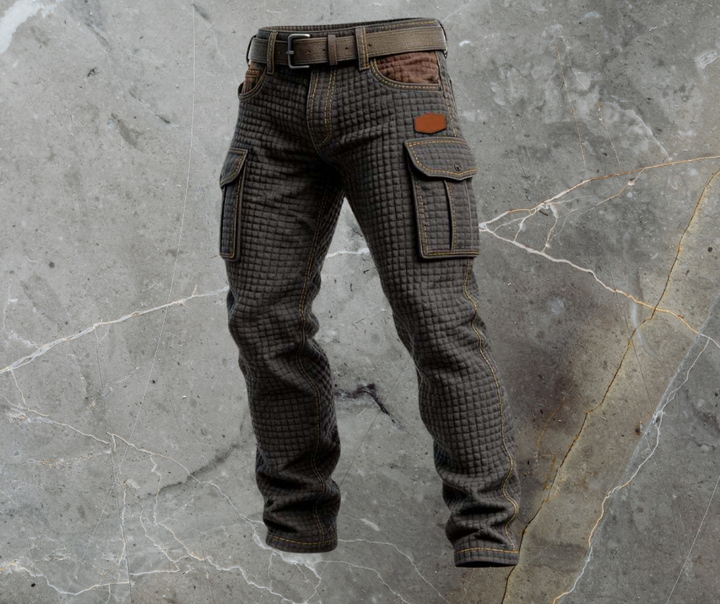Théo | Pantalon Cargo Renforcé à Texture Structurée