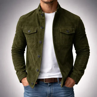 Marc | Veste élégante suédée