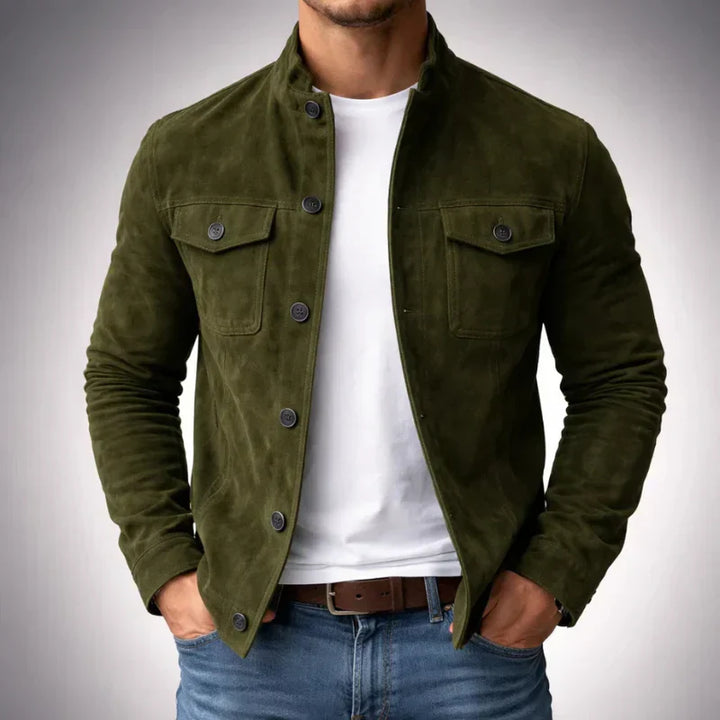 Marc | Veste élégante suédée