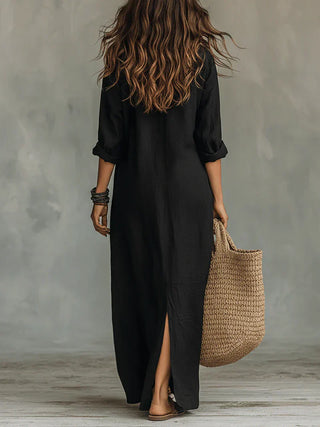 Wilhelmine | Robe Maxi Flatteuse au Quotidien