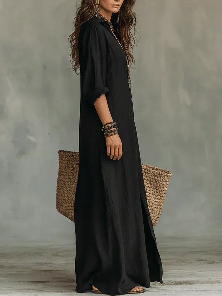 Wilhelmine | Robe Maxi Flatteuse au Quotidien