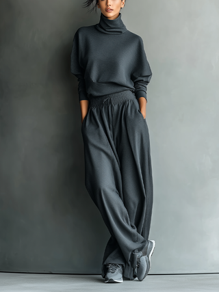 Bernadette | Ensemble Tricot Pantalon Large