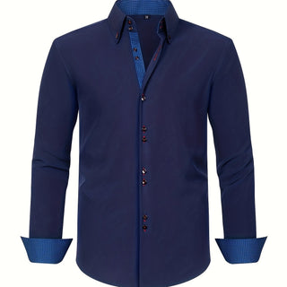 Arnaud | Chemise élégante légère à détails contrastés