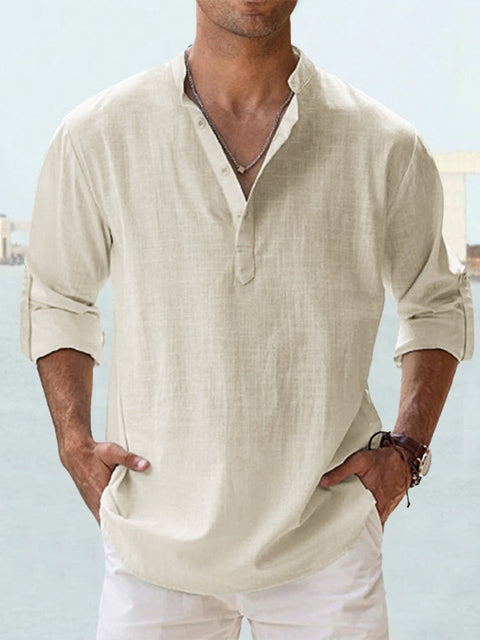 Raphael | Chemise en Lin Manches Longues