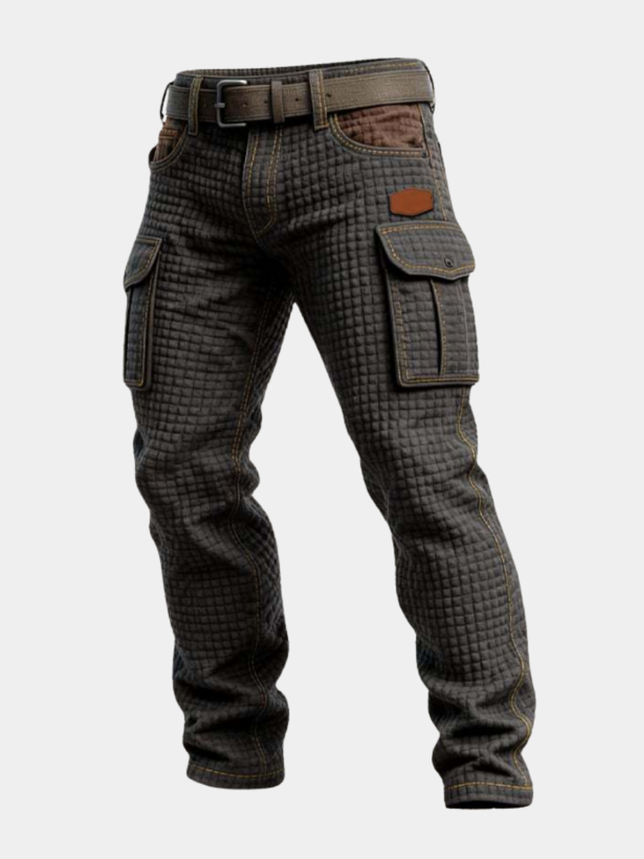 Théo | Pantalon Cargo Renforcé à Texture Structurée