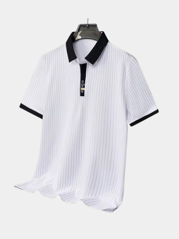Adrien | Polo à rayures raffinées
