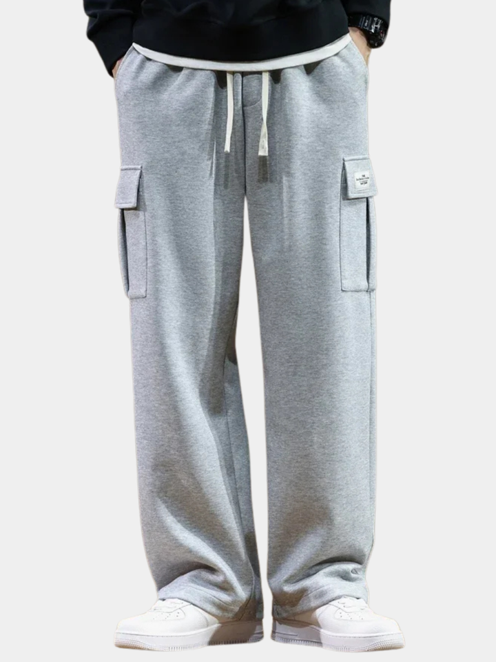 Patrice | Pantalon Cargo en Polaire Décontracté