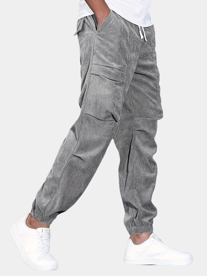 Renaud | Pantalon Cargo en Corduroy Raffiné