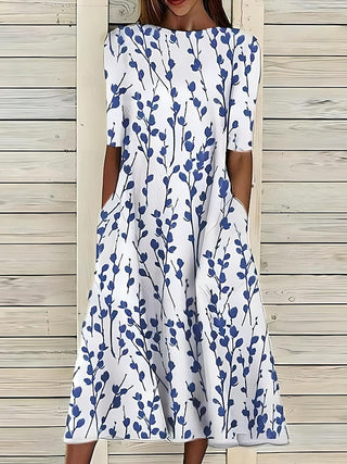 Summerly | Robe légère en coton à imprimé floral