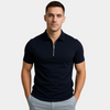 Florian | Polo moderne à zip mi-haut