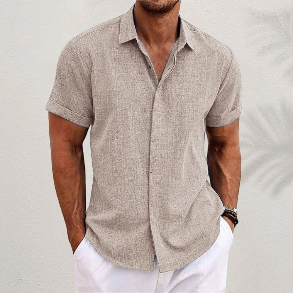 Rémy | Chemise en lin à manches courtes