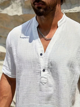 Noah | Chemise Estivale à Col Haut