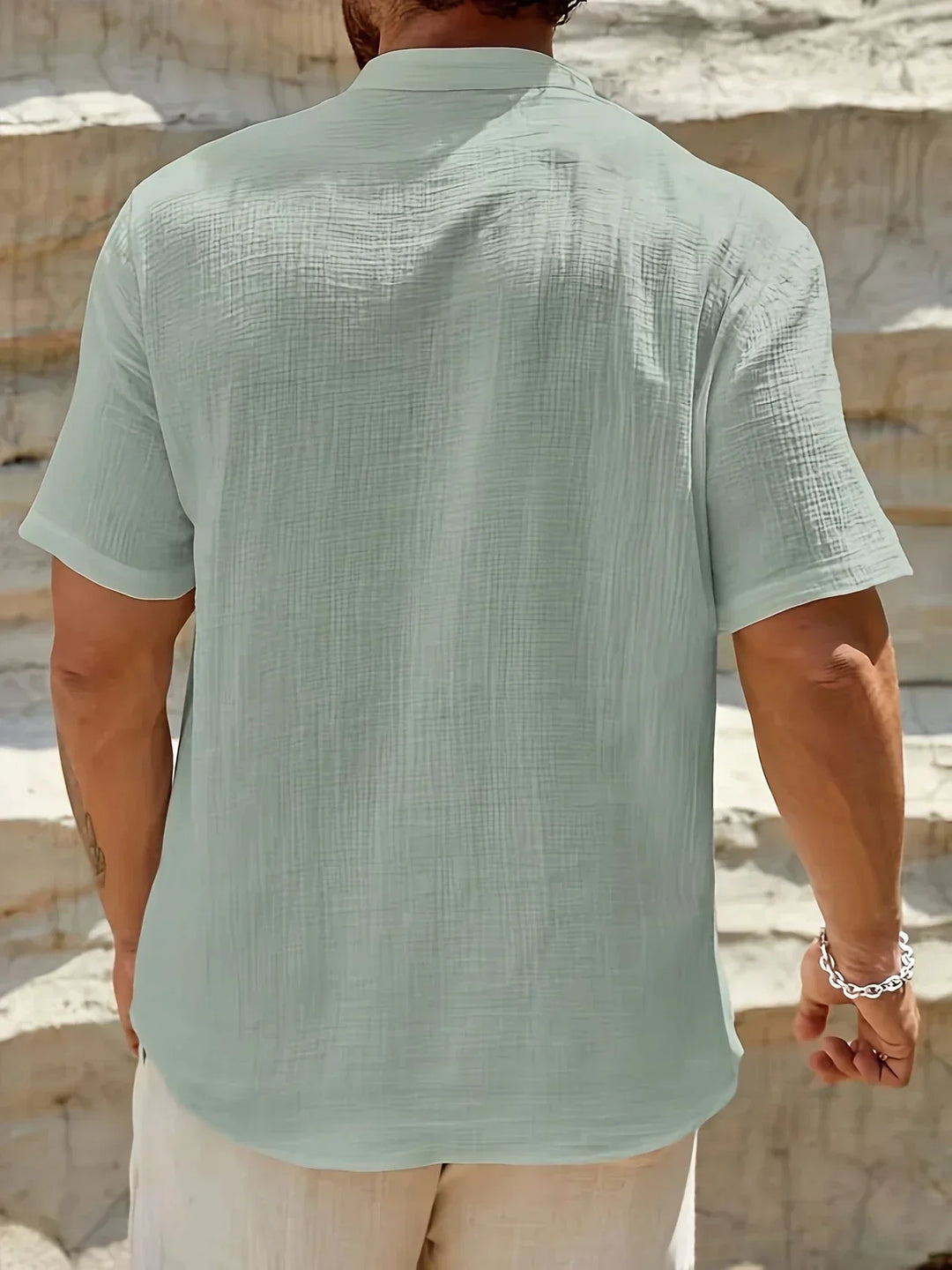 Noah | Chemise Estivale à Col Haut