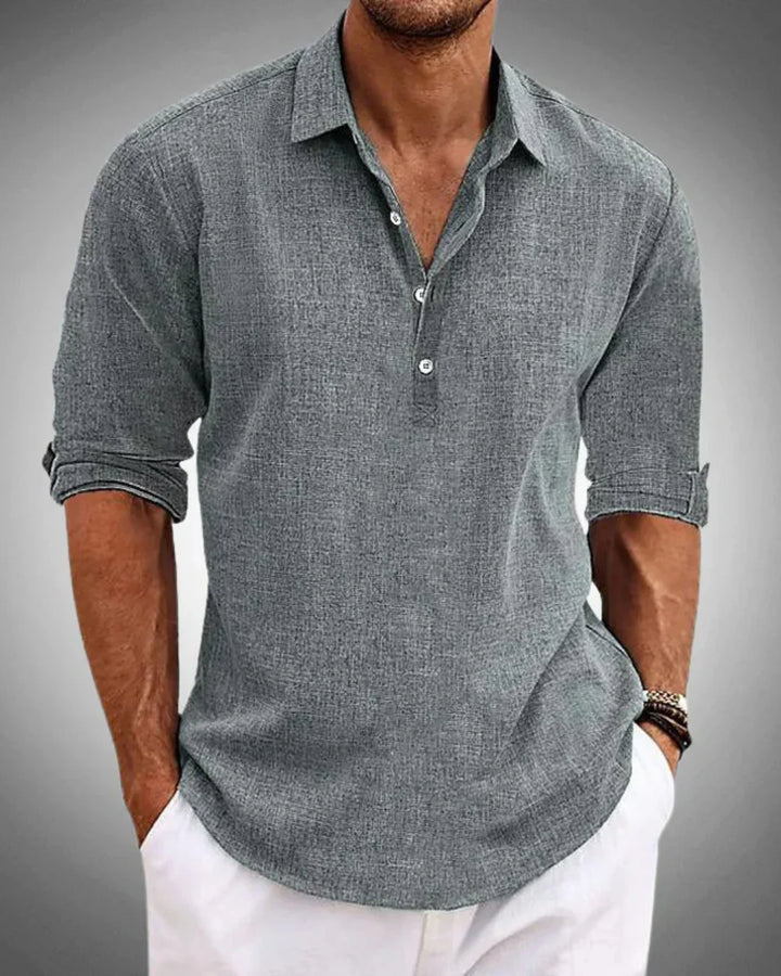 Alex | Chemise en Coton Manches Courtes