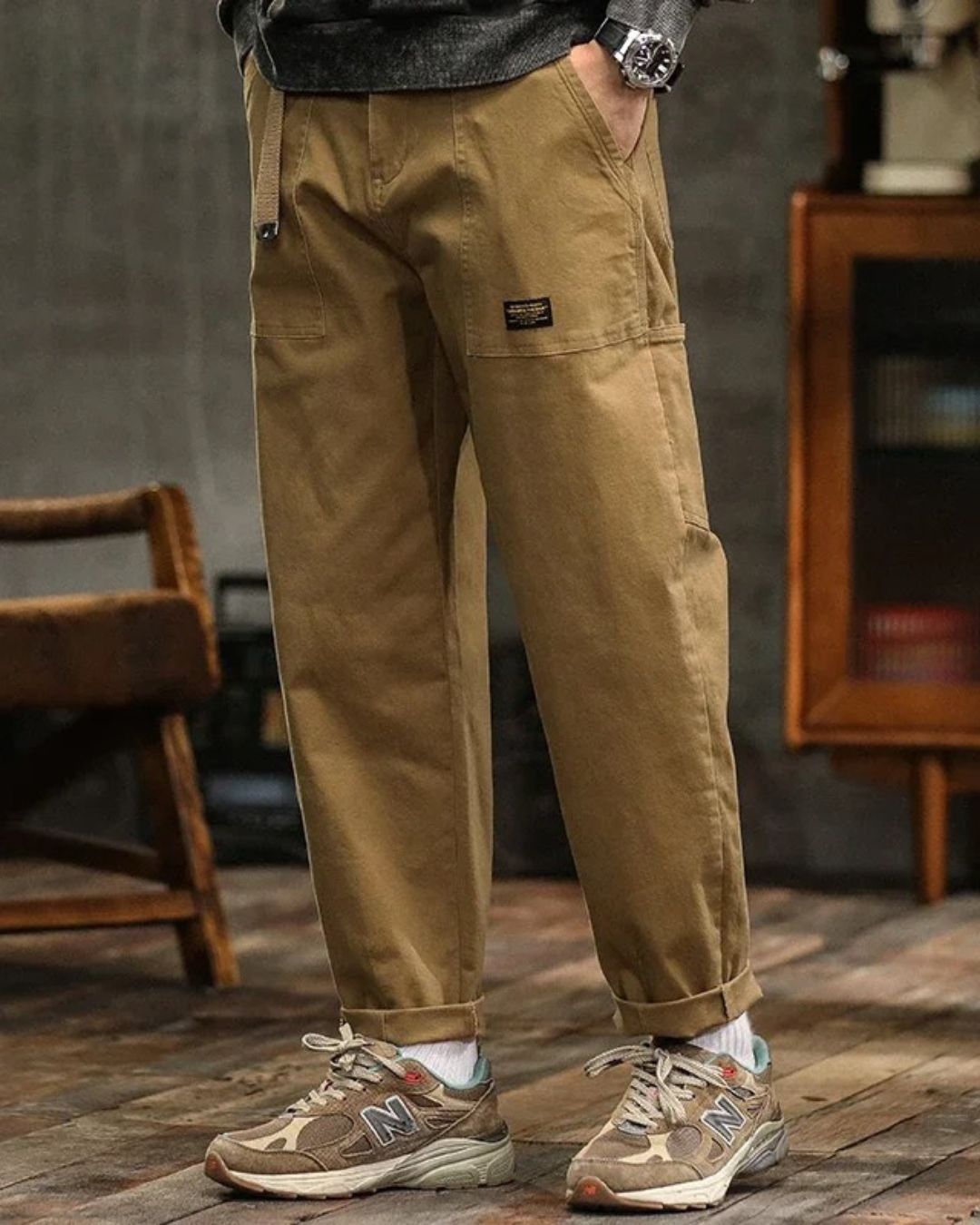 Vincent | Pantalon Cargo Classique Style Vintage