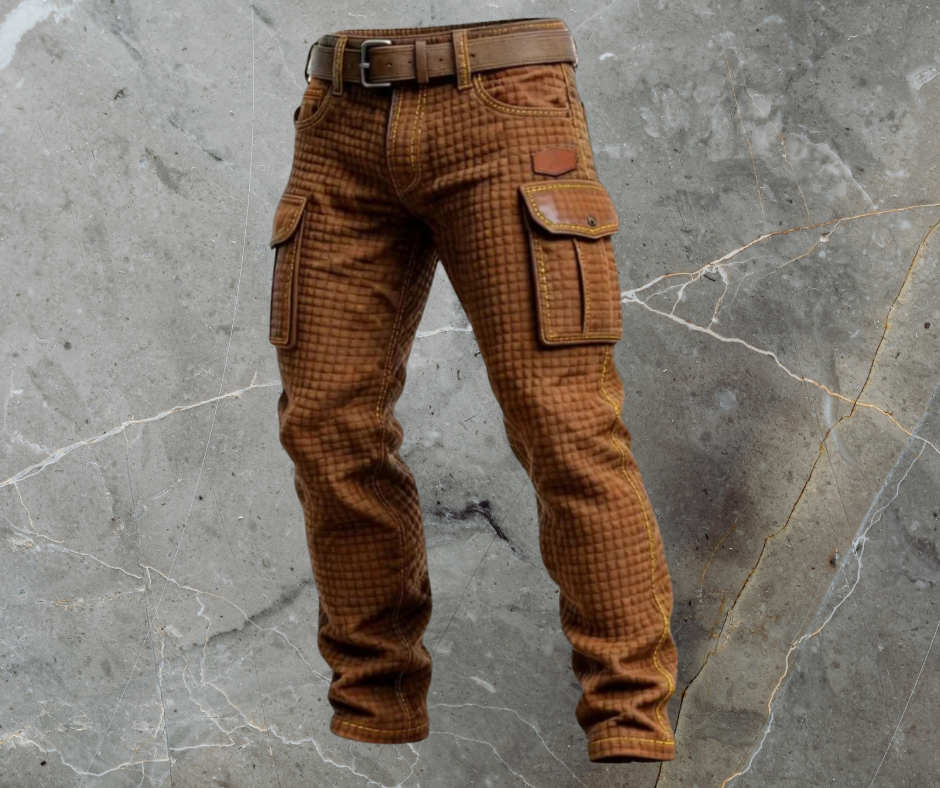 Théo | Pantalon Cargo Renforcé à Texture Structurée
