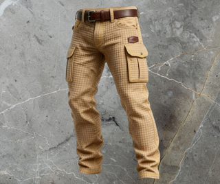 Théo | Pantalon Cargo Renforcé à Texture Structurée