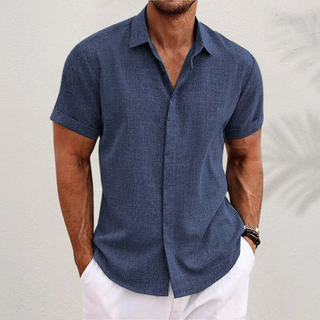 Rémy | Chemise en lin à manches courtes