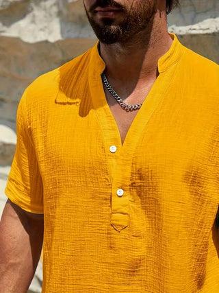Noah | Chemise Estivale à Col Haut