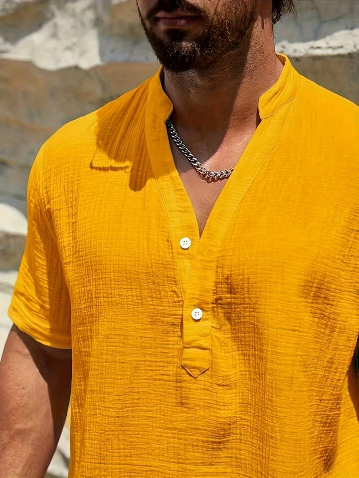 Noah | Chemise Estivale à Col Haut