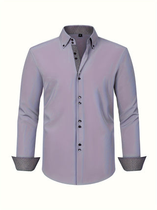Arnaud | Chemise élégante légère à détails contrastés