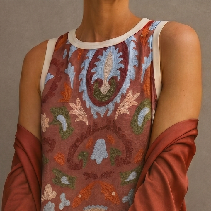 Daniela | Robe élégante avec étole assortie