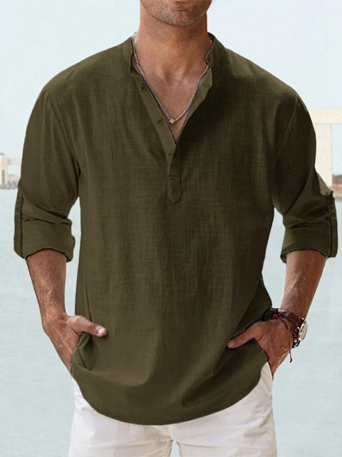 Raphael | Chemise en Lin Manches Longues