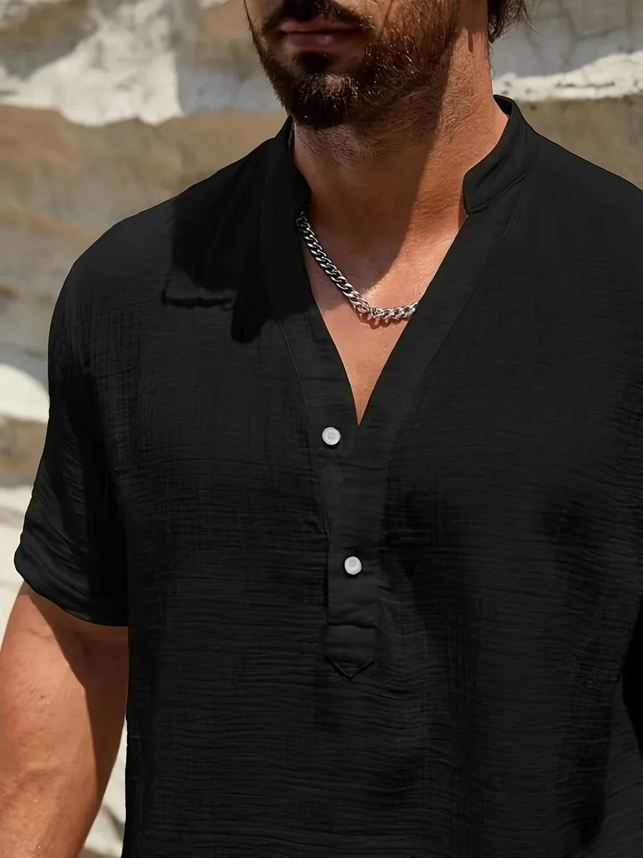 Noah | Chemise Estivale à Col Haut