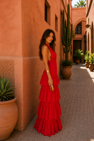 Robe Manila en rouge