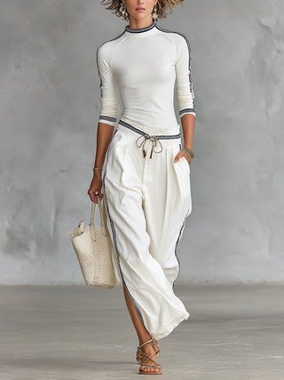Mireille | Ensemble Sportswear Pantalon Large