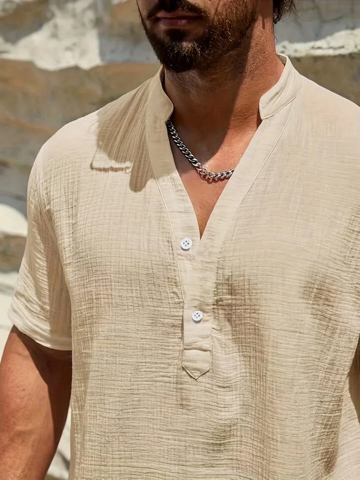 Noah | Chemise Estivale à Col Haut