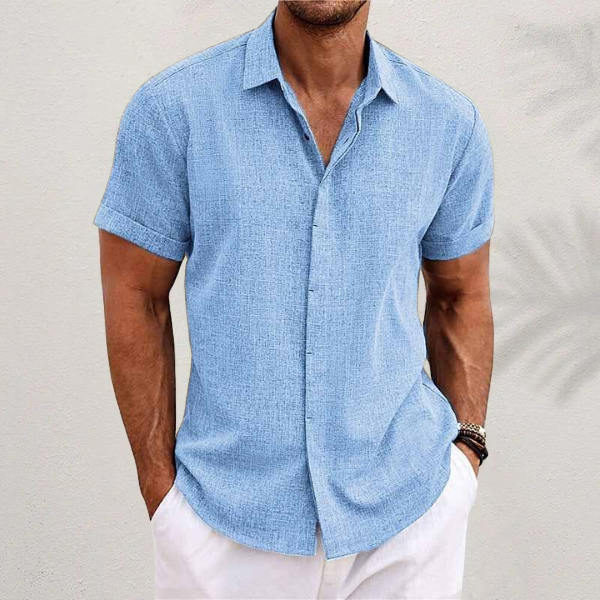 Rémy | Chemise en lin à manches courtes