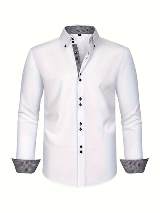 Arnaud | Chemise élégante légère à détails contrastés