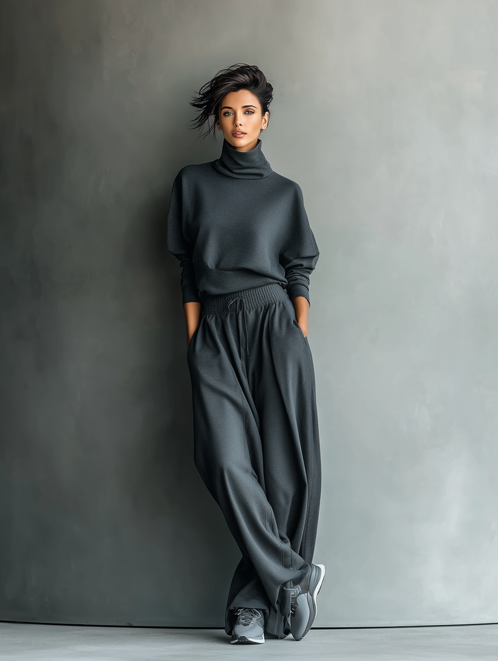 Bernadette | Ensemble Tricot Pantalon Large