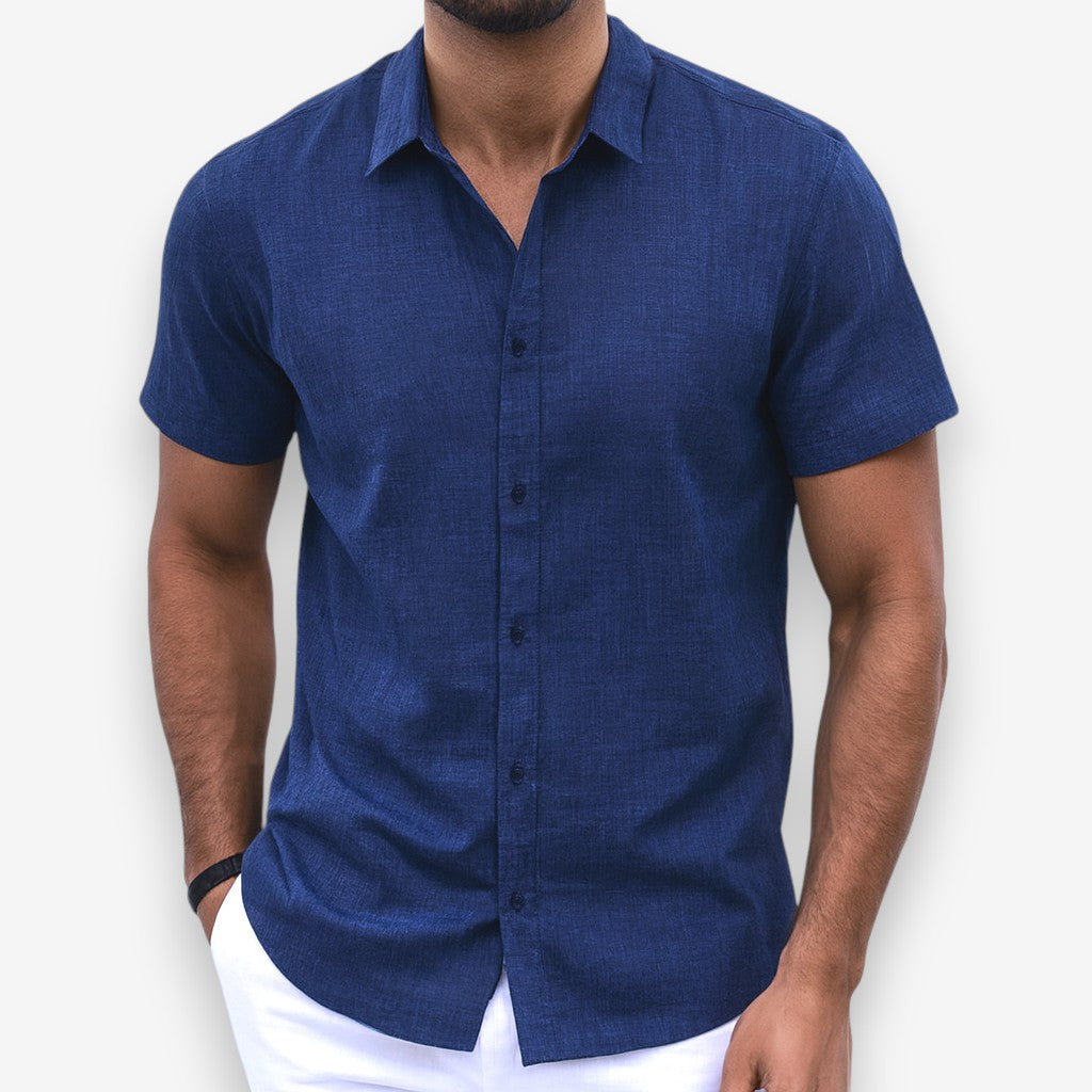 Max | Chemise Lin Manches Courtes