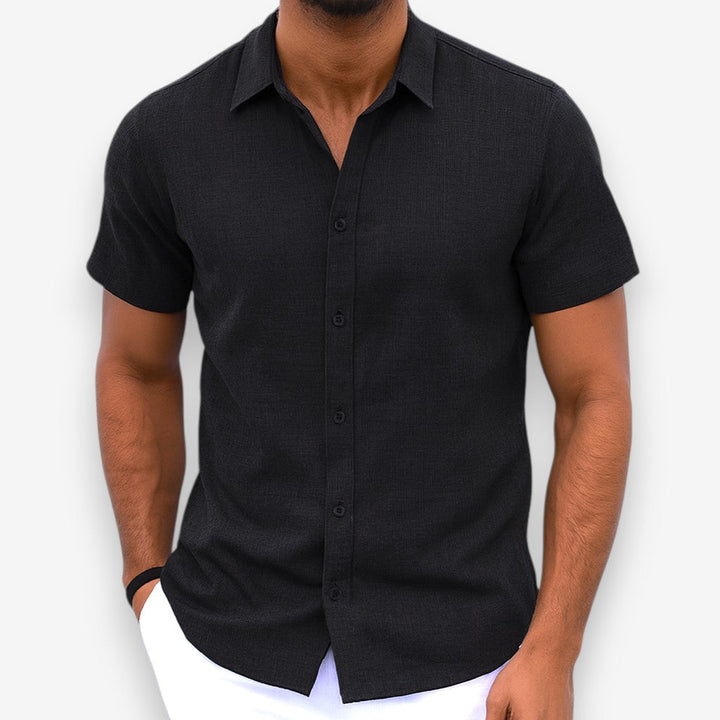Max | Chemise Lin Manches Courtes